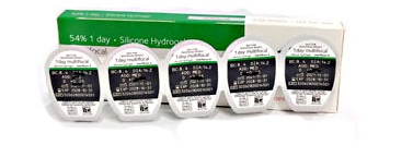 Test- und Probe Kontaktlinsen