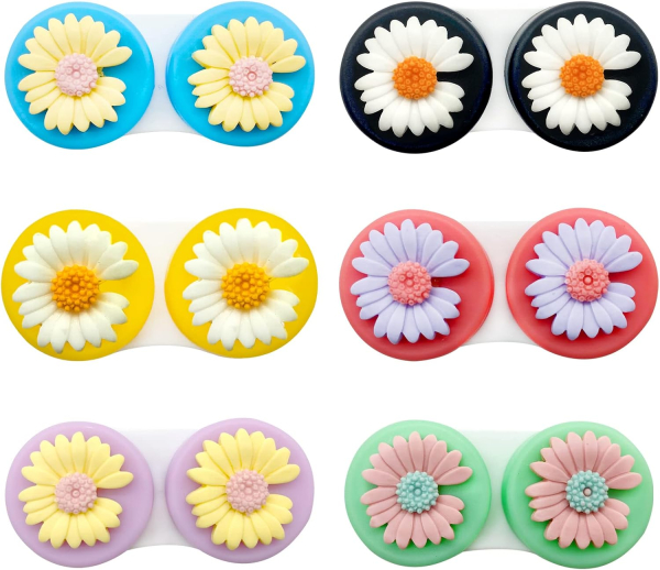 Kontaktlinsenbehälter Gänseblümchen