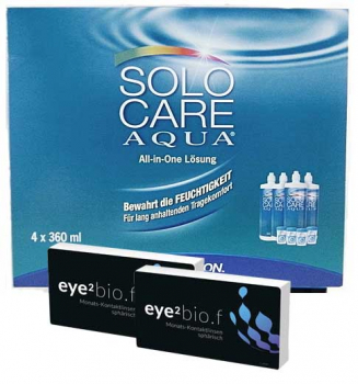 Eye2 BioF Kontaktlinsen mit Solocare Kombipaket